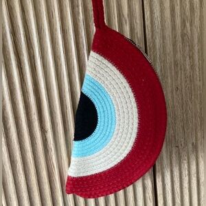 Handmade Woven 🧿 Evil Eye Clutch from Egypt